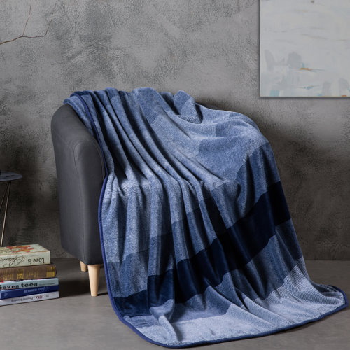 HUGO BOSS 色織暖柔毯保暖毯夏涼毯 150*200cm