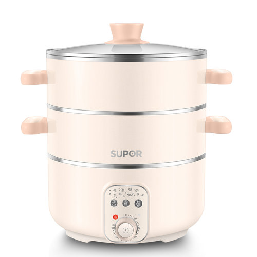 supor/蘇泊爾多用途鍋電蒸鍋ZN26YK18多功能家用電火鍋11L大容量不沾鍋電煮鍋11L蒸煮涮多功能鍋