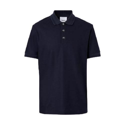  BURBERRY/博柏利 男士藍(lán)色棉質(zhì)短袖polo衫 80288741 PLFSX