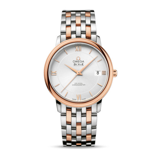 OMEGA/歐米茄 碟飛系列 典雅 同軸腕表 精鋼 18K金 自動(dòng)機(jī)械 男士腕表 424.20.37.20.02.002