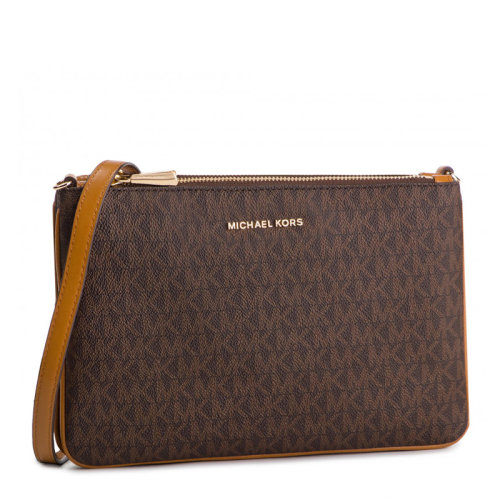 Michael Kors/邁克·科爾斯 MK JET SET系列 老花時(shí)尚帆布/配皮百搭女士手拿包單肩包斜挎包多色可選