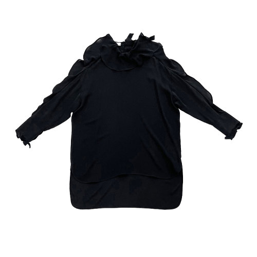 Valentino/華倫天奴 19年秋冬 女性 時尚 紅色 女士長袖襯衫 QB2AB11P1MH 塵袋有污漬