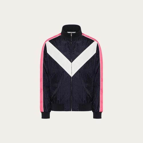  VALENTINO華倫天奴 22年秋冬 男士 夾克 VESTE DE SURVETEMENT A_VEC JACQUARD OPTICAL VALENT