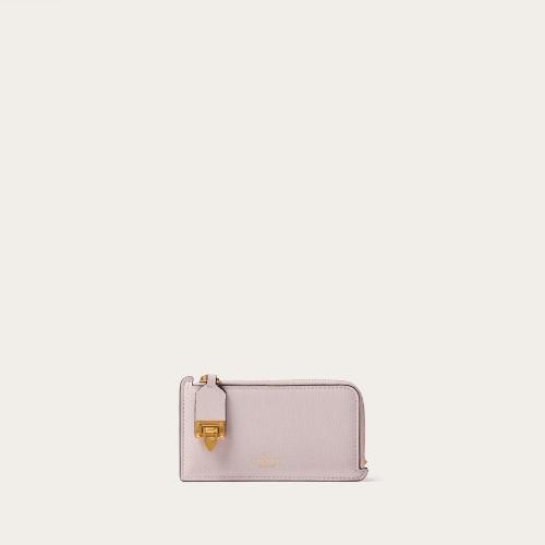  VALENTINO華倫天奴 22年秋冬 女士 卡包 PORTE-CARTES ZIPPé ROCKSTUD EN CUIR DE VEAU GRAIN