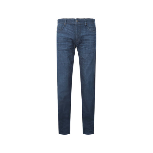 HUGO BOSS/雨果博斯【22春夏新款】男士棉質(zhì)修身版中腰牛仔褲長褲 50465272