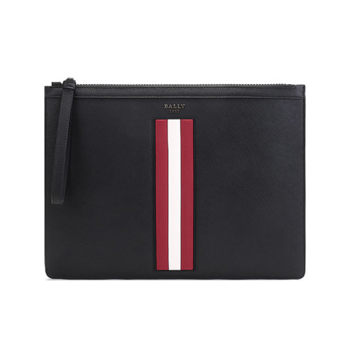 BALLY/巴利  男士涂層再生牛皮革隨身包手拿包 BHALDEN MY