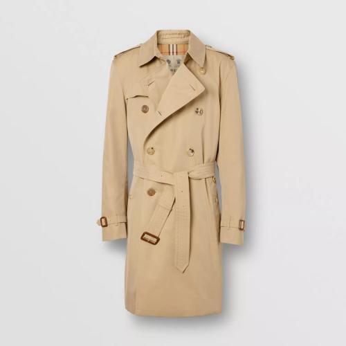  BURBERRY 22年秋冬 男士 肯辛頓版型 – 中長款 Heritage Trench 風(fēng)衣 80458591