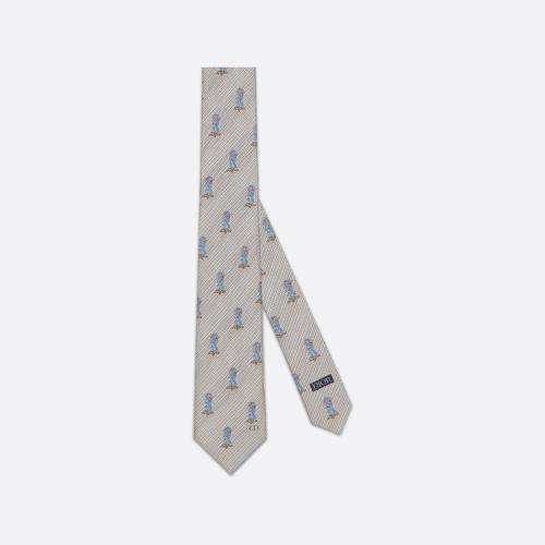  DIOR迪奧 22年秋冬 男士 領(lǐng)帶 Dior 印花領(lǐng)帶 24C1047B0727_C088