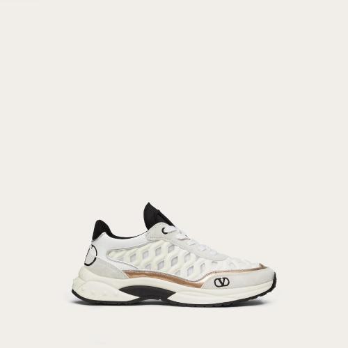  VALENTINO華倫天奴 22年秋冬 女士 休閑運(yùn)動鞋 SNEAKERS READY GO RUNNER EN CUIR ET TISSU 1W
