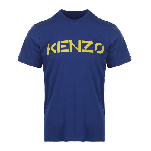 KENZO/高田賢三22春夏字母徽標(biāo)印花男士短袖T恤FB65TS000