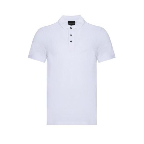  Emporio Armani/安普里奧阿瑪尼 男士白色棉質(zhì)短袖polo衫 3Z1FL21JQTZ0100 PLFSX