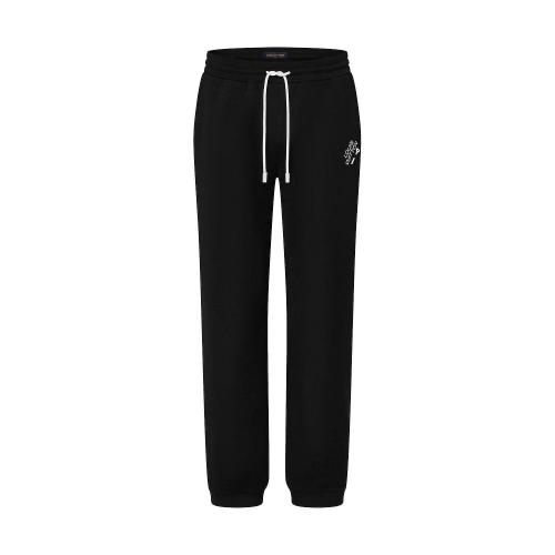  LV路易威登 22年秋冬 男士 休閑褲 標(biāo)識(shí)刺繡長(zhǎng)褲 1AATR1 1AATR0 1AATR3 1AATR4 1AATQZ 1AATR2