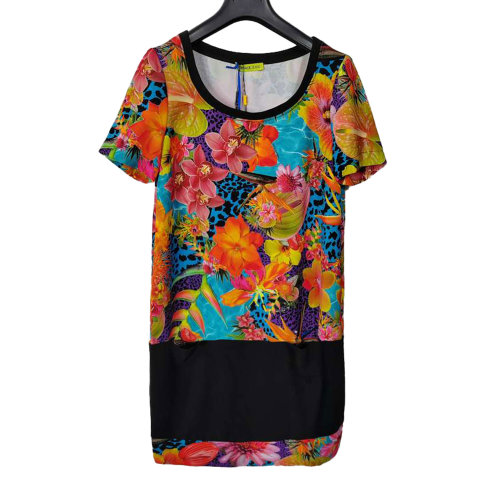 VERSACE JEANS/范思哲牛仔女裝/女士裙裝/女士連衣裙T恤D2HLA407 LDP905（瑕疵折扣）