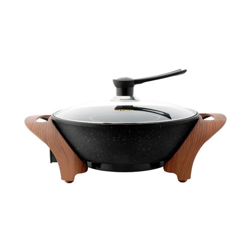 THERMOS/膳魔師 膳魔師電火鍋 EHA-4341A 鴛鴦鍋 可立式把手 1600W大功率