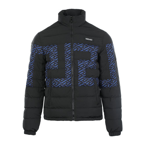 VERSACE/范思哲 LA GRECA細(xì)節(jié)羽絨夾克男士羽絨服10026771A01932