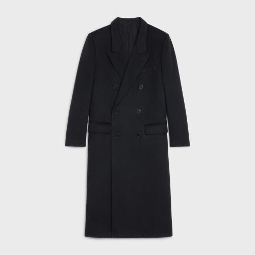  CELINE賽琳思琳 22年秋冬 女士 大衣 OVERCOAT COL CRANTé DRAP DE LAINE 2M225998K.38NO