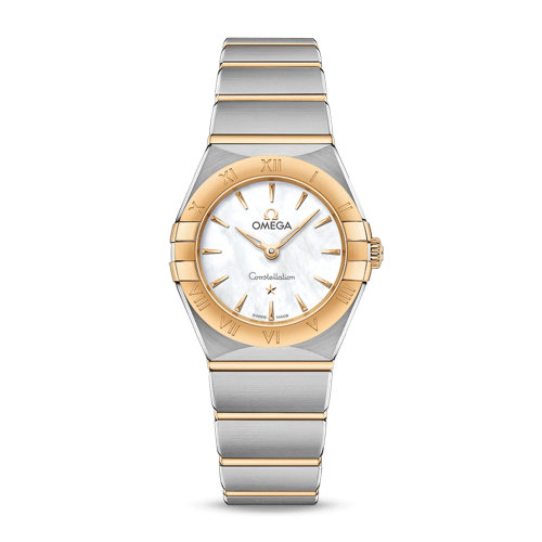 OMEGA/歐米茄 星座系列 精鋼 18K金 石英機(jī)芯 女士腕表 131.20.25.60.05.002