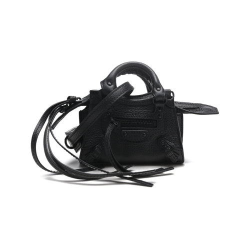 Balenciaga/巴黎世家【22春夏新款】女士Neo Classic系列牛皮革手提單肩斜挎包機(jī)車包 669537 15Y47