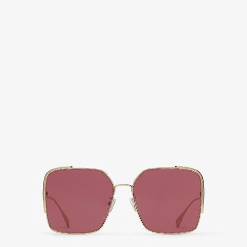  FENDI芬迪 22年秋冬 女士 太陽眼鏡 紫色鏡片太陽鏡 FOL023V1TF1GMT