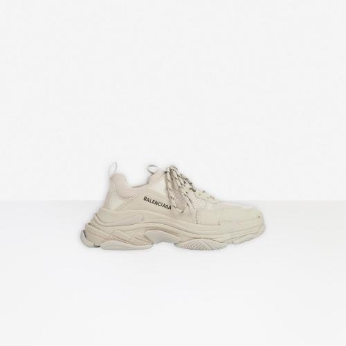 BALENCIAGA巴黎世家 22年春夏 男士 休閑運(yùn)動鞋 Men%27s Triple S Sneaker in BEIGE 536737W2FW1 預(yù)定商品2-8周發(fā)貨