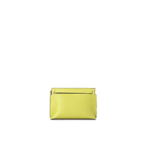  LOEWE羅意威 22年秋冬 女士 單肩包 Mini Repeat T Pouch in embossed silk calfskin C499M38X