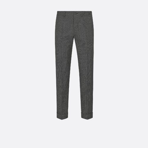  DIOR迪奧 22年秋冬 男士 休閑褲 斜紋布長(zhǎng)褲-灰色羊毛千鳥 113C116A4994_C980 預(yù)定商品1-3周發(fā)貨