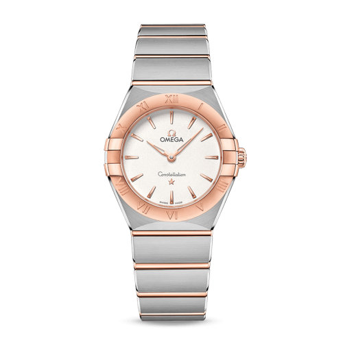 OMEGA/歐米茄 星座系列 精鋼 18K金 石英機(jī)芯 女士腕表 131.20.28.60.02.001