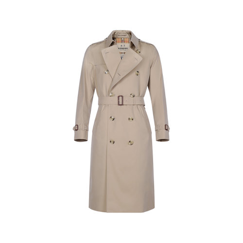 BURBERRY/博柏利男款棉質(zhì)肯辛頓版型長款外套男士風(fēng)衣 80458611