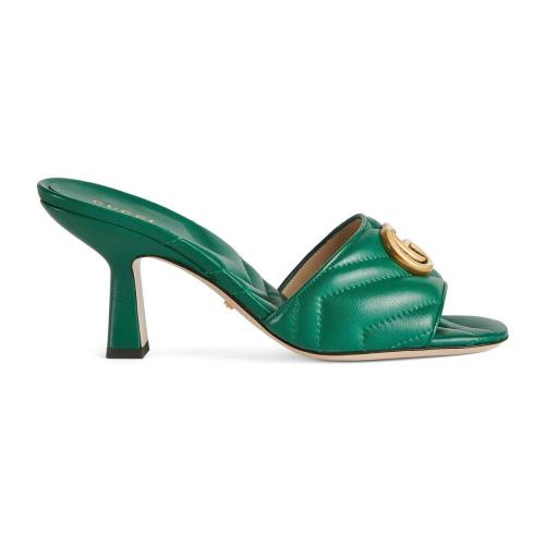  GUCCI古馳 22年秋冬 女士 女士雙G拖鞋 674839 BKO00 3120