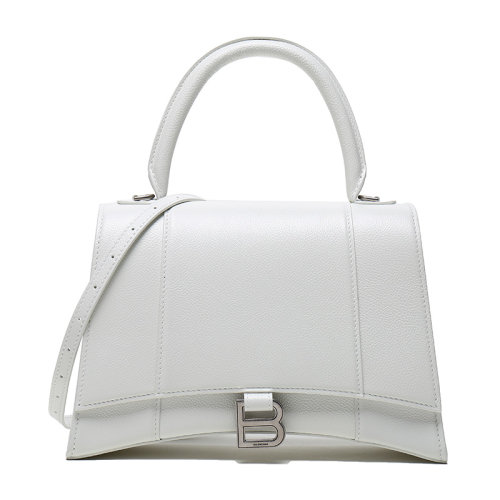 Balenciaga/巴黎世家  女包 HOURGLASS  女士皮質可拆卸調節(jié)肩帶時尚百搭手提包單肩包斜挎包  6196681IZHY