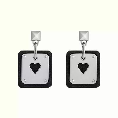  HERMES愛(ài)馬仕 22年秋冬 女士 耳環(huán) Boucles d%26s;oreilles As de Coeur H081864CK89