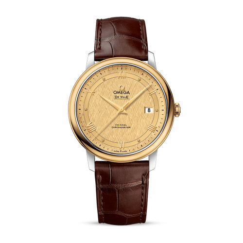 OMEGA/歐米茄 碟飛系列 典雅 同軸腕表 精鋼 18K金 自動機械 男士腕表 424.23.40.20.08.001