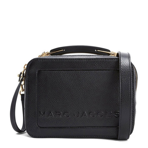 Marc Jacobs/馬克雅各布斯  女士黑色皮革手提包 單肩包M0014840-001