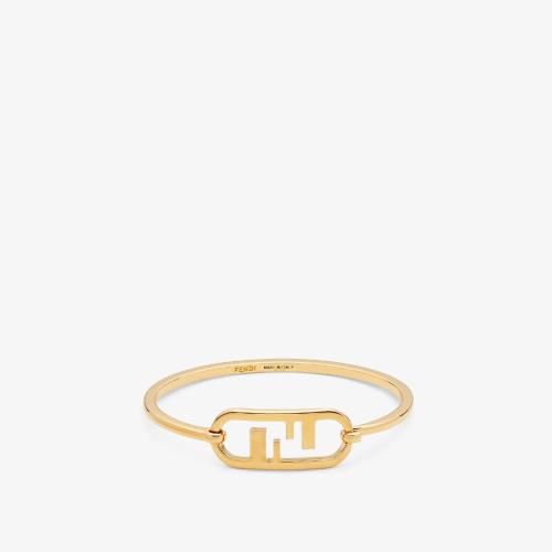  FENDI芬迪 22年秋冬 女士 手鐲 金色手鐲 8AH359B08F0CFK