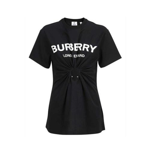  BURBERRY/博柏利 黑色中間鏤空短袖 80410661