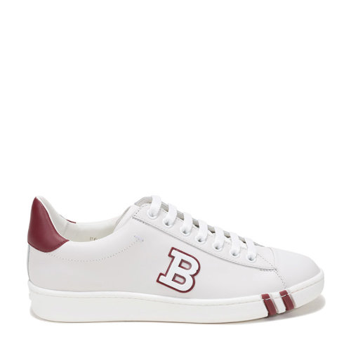 BALLY/巴利 女士牛皮系帶休閑運(yùn)動(dòng)鞋板鞋小白鞋 WINYA