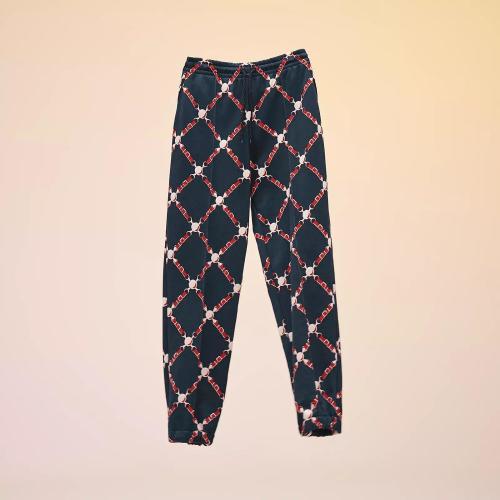  HERMES愛馬仕 22年秋冬 女士 休閑褲 Pantalon Inspiration Jogging imprime ??Grand Tralal