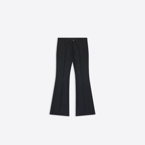  BALENCIAGA巴黎世家 22年春夏 男士 休閑褲 Tailored Flared Trousers in Black 704709TLT1710