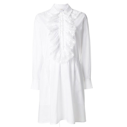 CHLOE/克洛伊 經(jīng)典款 女士白色蕾絲裝飾 時(shí)尚連衣裙 $C18SRO85042101 ZWJ01AAB