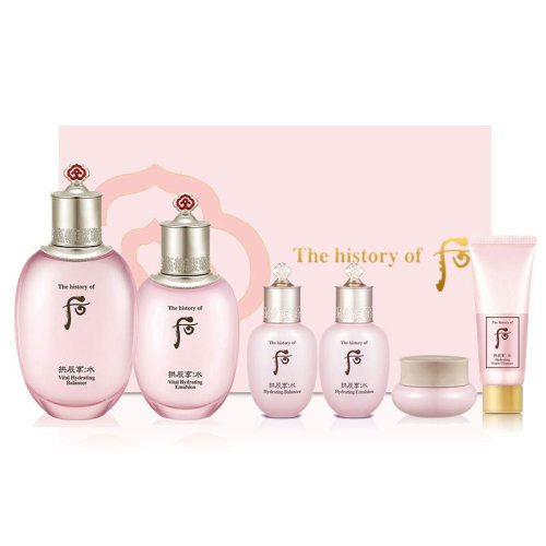 Whoo/后后拱辰享水沄清透系列禮盒 套盒內(nèi)贈(zèng)品更換頻繁，請(qǐng)以實(shí)物為準(zhǔn)