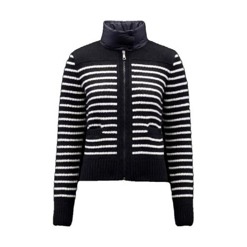  MONCLER蒙可蒙克萊 22年秋冬 女士 針織衫 Padded Wool %26 Mohair Cardigan H20939B00011M19419