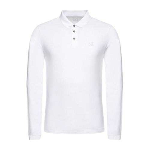  Emporio Armani/安普里奧阿瑪尼 男士白色棉質(zhì)長袖Polo衫 8NPF05-JM5Z-0100 PLFSX
