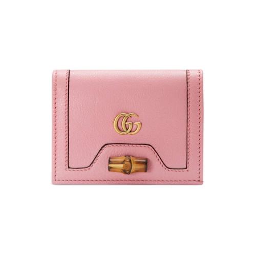  GUCCI古馳 22年秋冬 女士 Gucci Diana系列竹節(jié)卡包 658244 17Q0T 5815