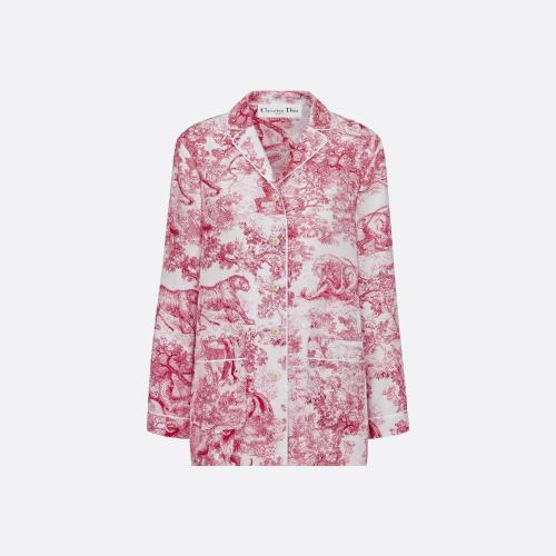  DIOR迪奧 22年春夏 女士 睡衣 Chemise Dior Chez Moi 111V33A6805_X0817