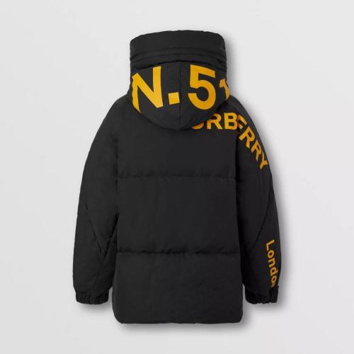  BURBERRY 22年秋冬 男士 Horseferry 印花尼龍羽絨服 80608761