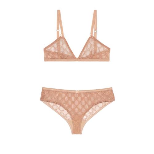  GUCCI古馳 22年秋冬 女士 GG薄紗內(nèi)衣套裝 638220 XUAB7 5101