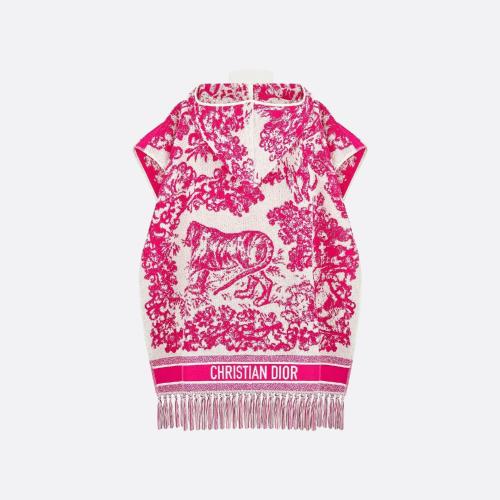  DIOR迪奧 22年春夏 女士 斗篷 Dior 印花連帽披風(fēng) 14JOU370I900_C432