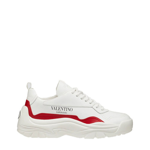 Valentino/華倫天奴  女鞋 時尚百搭 品牌字母LOGO 圓頭 女士白色低幫休閑運動鞋 TW2S0K55AEQDS5  HKY015C