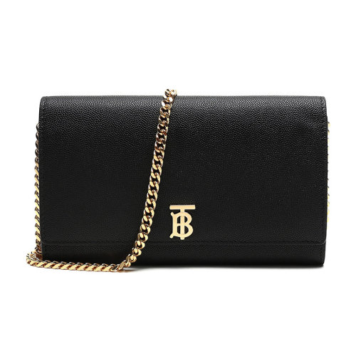 BURBERRY/博柏利 女款牛皮錢包手拿包單肩斜挎包鏈條包80207281