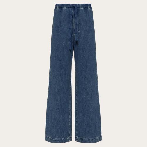  VALENTINO華倫天奴 22年秋冬 男士 休閑褲 PANTALON EN CHAMBRAY DENIM XV3DD01M845558